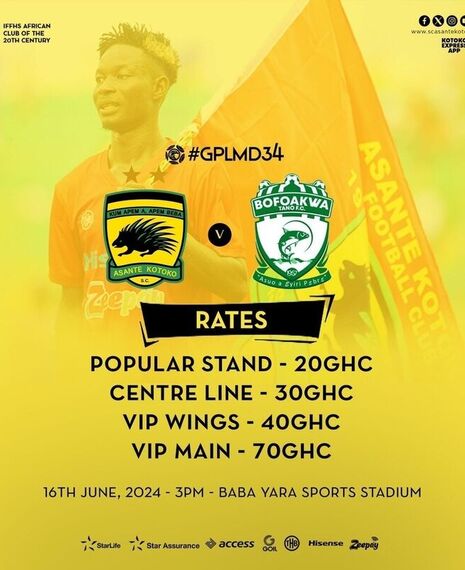 Kotoko Vs. Bofoakwa Tano