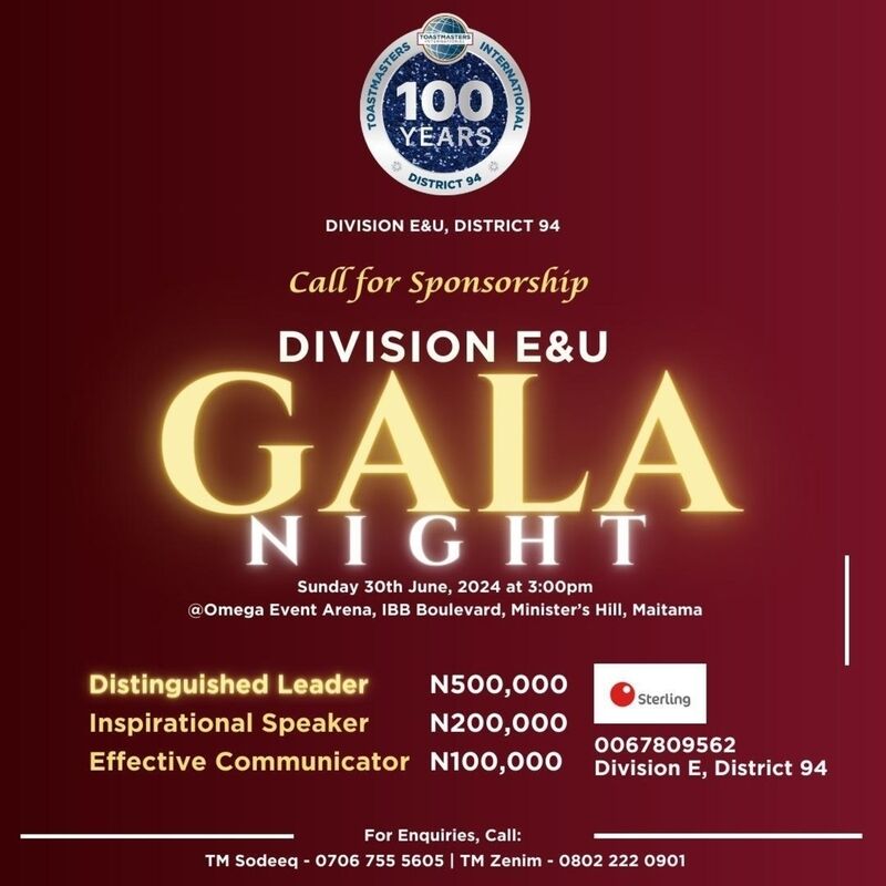 Division E &  U Gala Night