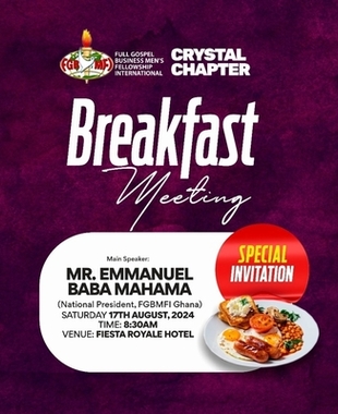 FGBMFI Crystal Chapter Breakfast Meeting