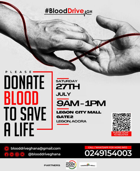Blood Donation Drive @Ghana Food Festival