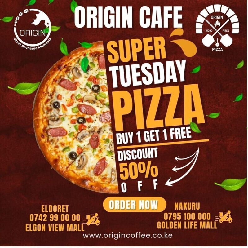 Origin Pizza Offer Tuesday