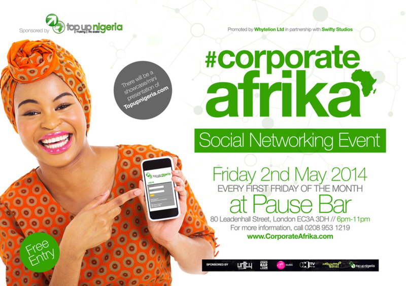 Corporate Afrika Networking Event (May Edition)