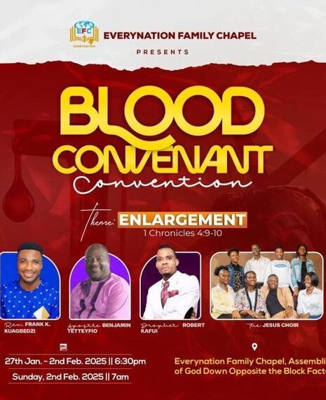 BLOOD COVENANT CONVENTION