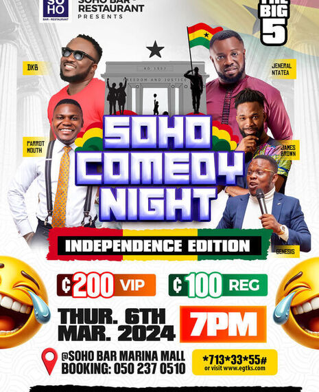 SOHO COMEDY NIGHT (Independence Edition)