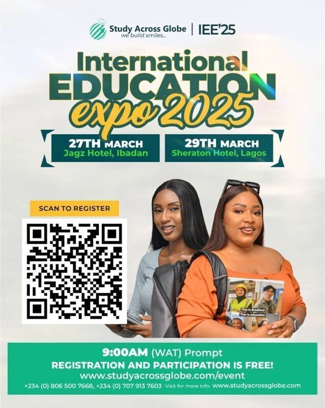 eGotickets — The Study Across Globe Education Fair for 2025 at Ibadan ...