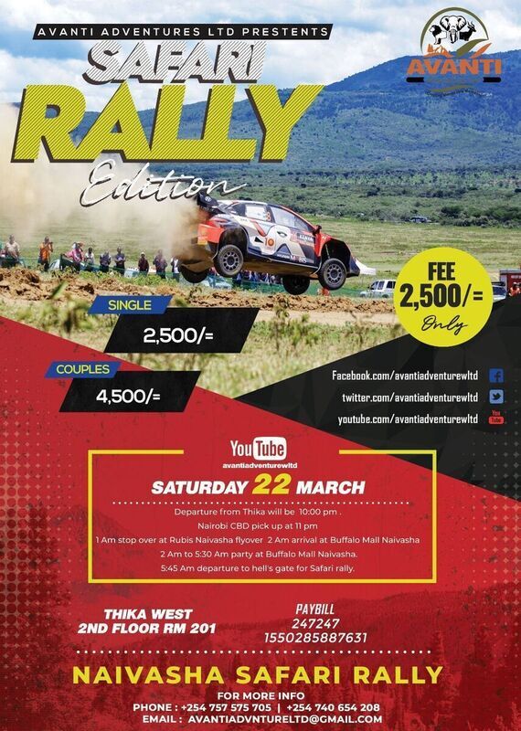 eGotickets — W.R.C. SAFARI RALLY EDITION at Hell's Gate National Park ...