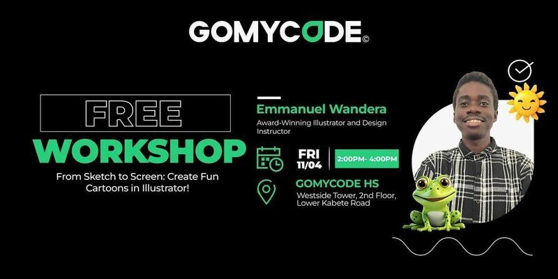 eGotickets — Workshop: Create Fun Cartoons in Illustrator - GOMYCODE ...