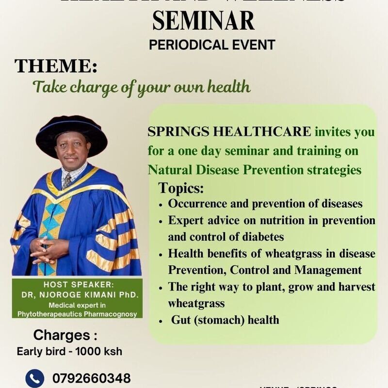 Health and Wellness Seminar