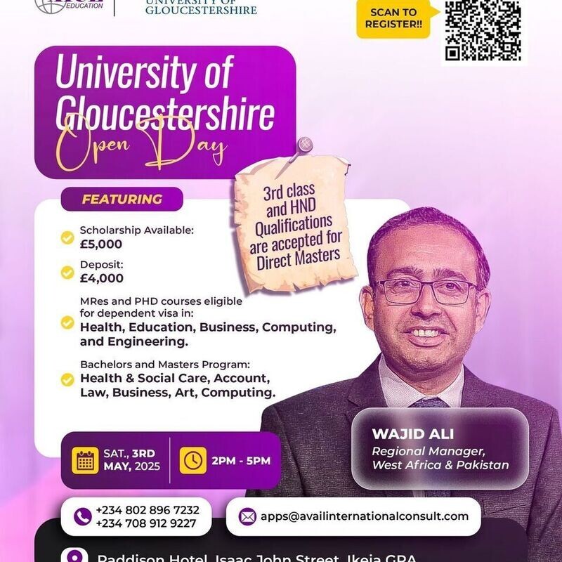 University of Gloucestershire Open Day
