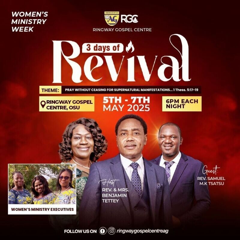 WOMEN'S MINISTRY WEEK CELEBRATION & REVIVAL WEEK