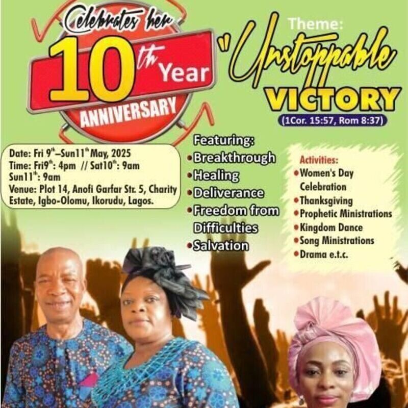 Anniversary celebration