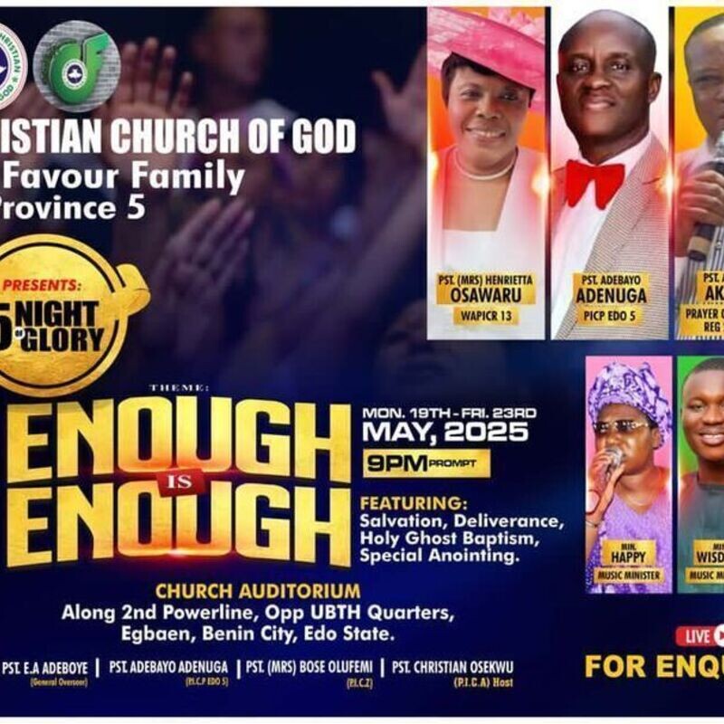 5 NIGHTS OF GLORY
