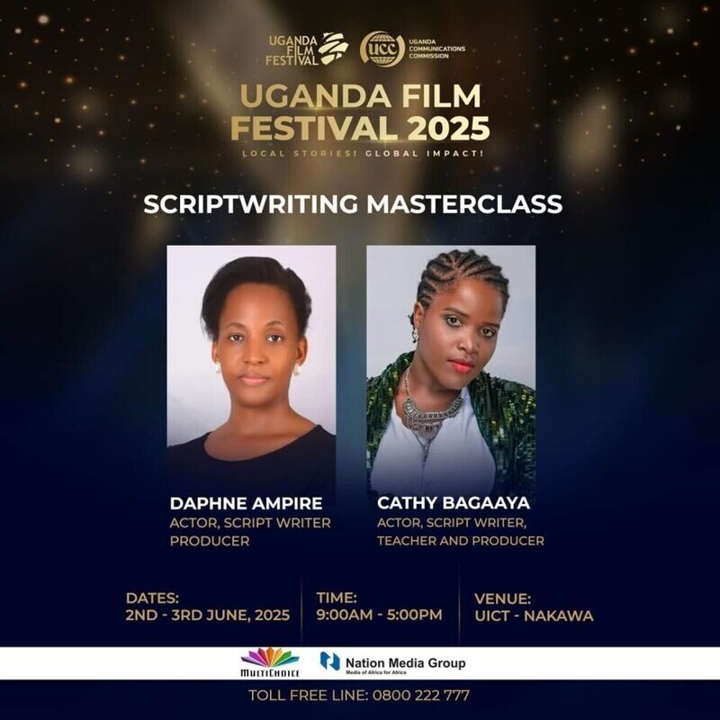 Uganda Film Festival 2025: Scriptwriting Masterclass