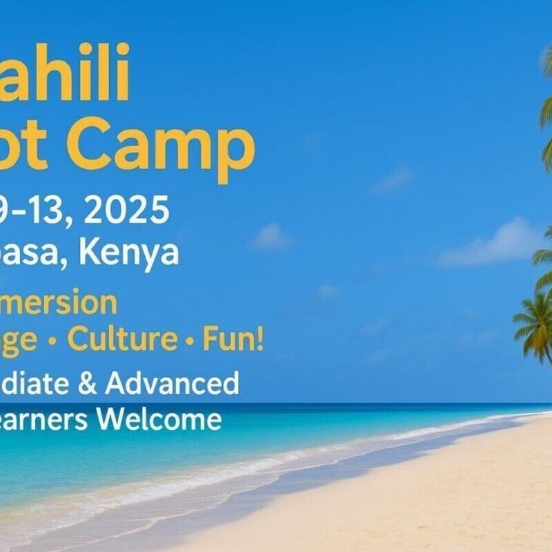 Swahili Immersion Course in Mombasa