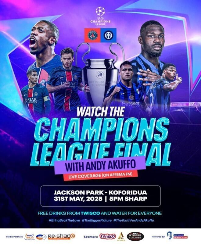 eGotickets — Watch the Champions League Final with Andy Akuff at