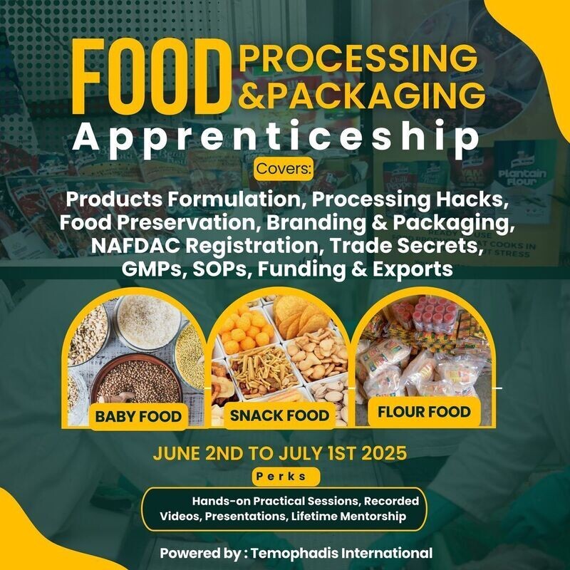 Food Processing and Packaging Apprenticeship Program