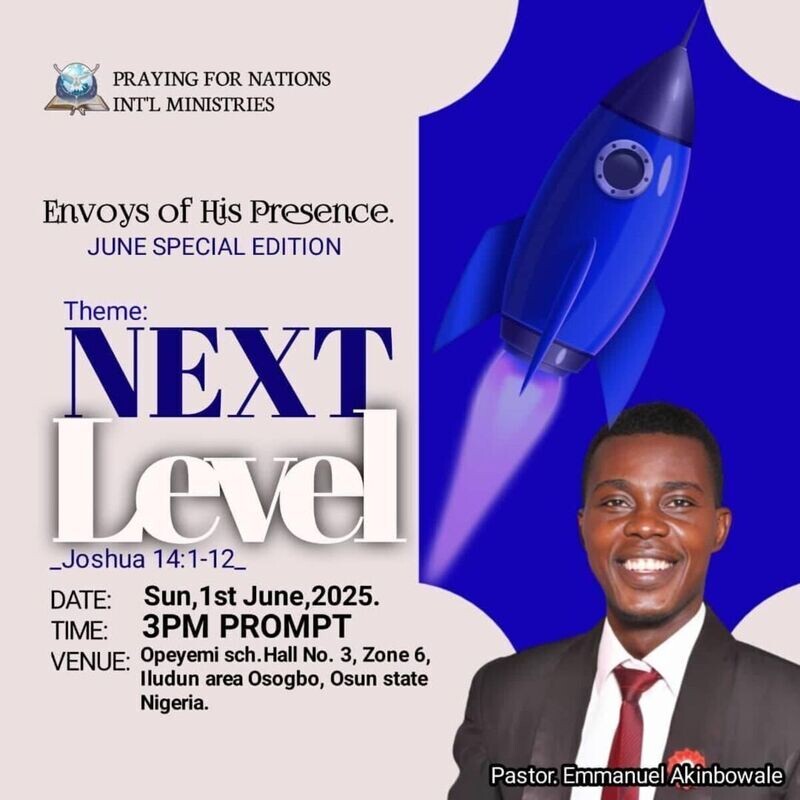 ENVOYS OF HIS PRESENCE (JUNE EDITION)