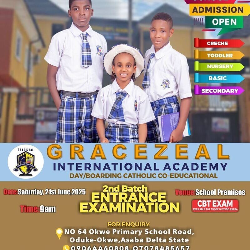 Entrance Examination for 2025/2026 Academic Session