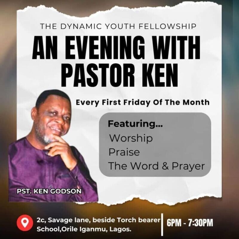 Youth fellowship with the Pastor