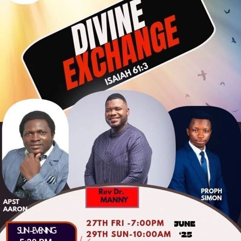 Divine Exchange 3 Days Fasting and Prayers
