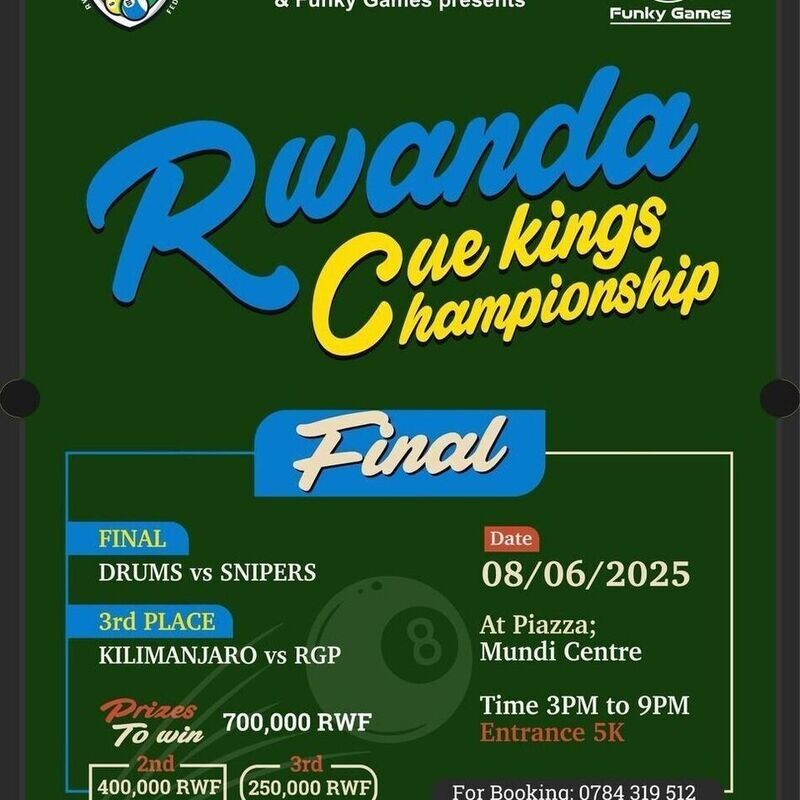 The Rwanda Cue Kings Championship Finals