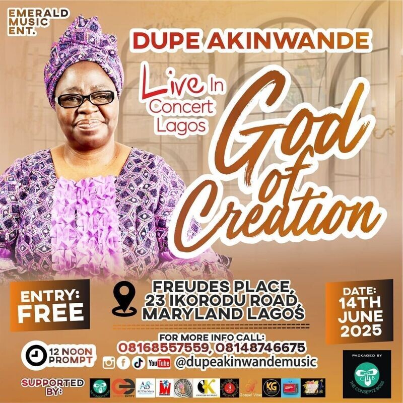 Get Ready For This Unforgettable And Encounter With The GOD OF CREATION