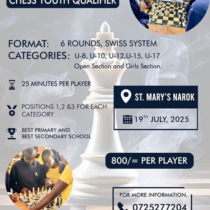 The Inaugural Narok County Chess Youth Qualifier