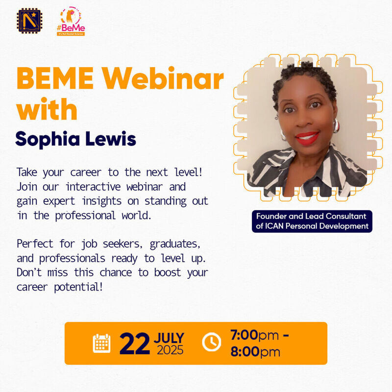 BST)#BeMe Webinar Series with Sophia Lewis
