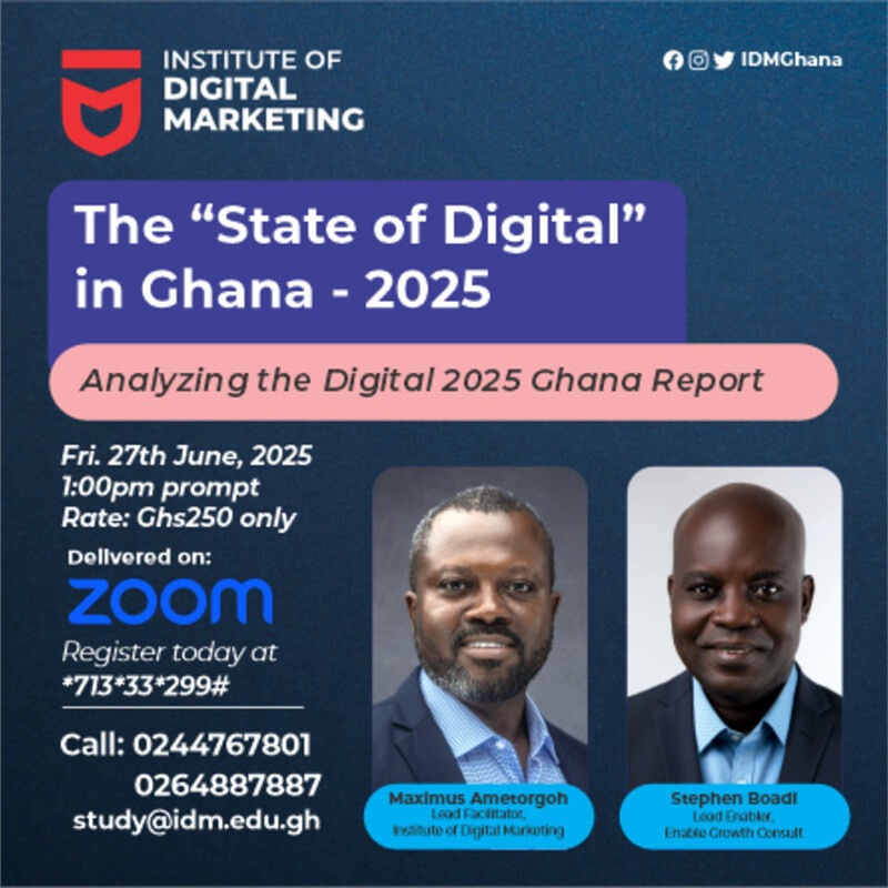 The “State of Digital”  in Ghana - 2025