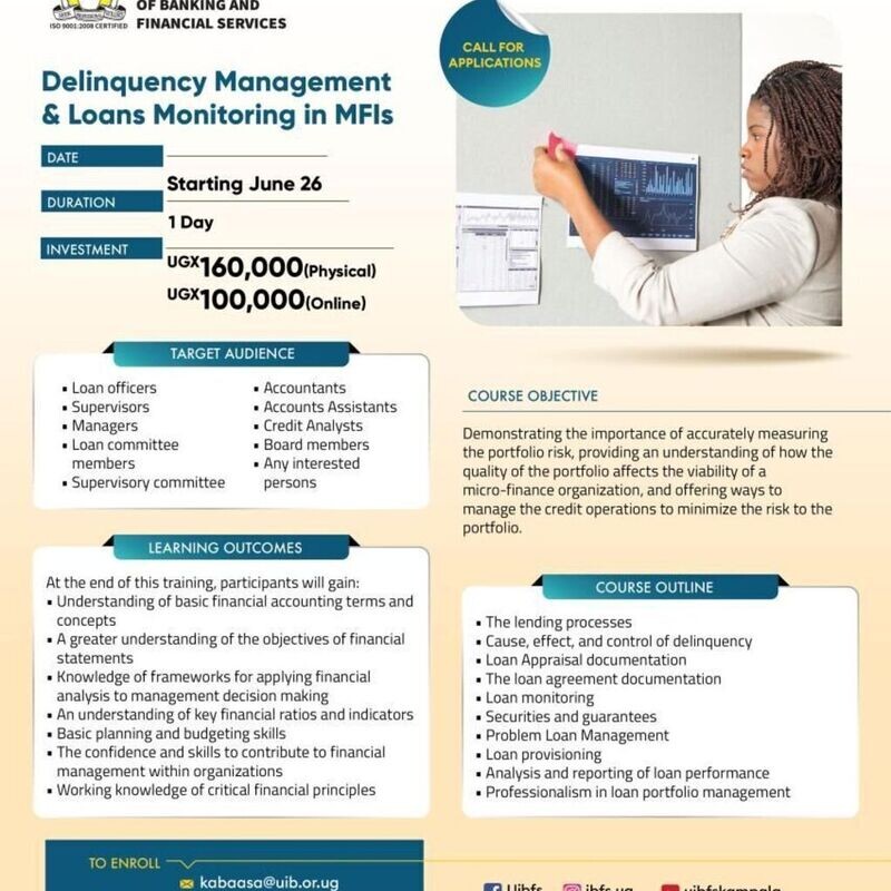 Master the essentials of Delinquency Management & Loans Monitoring in MFIs