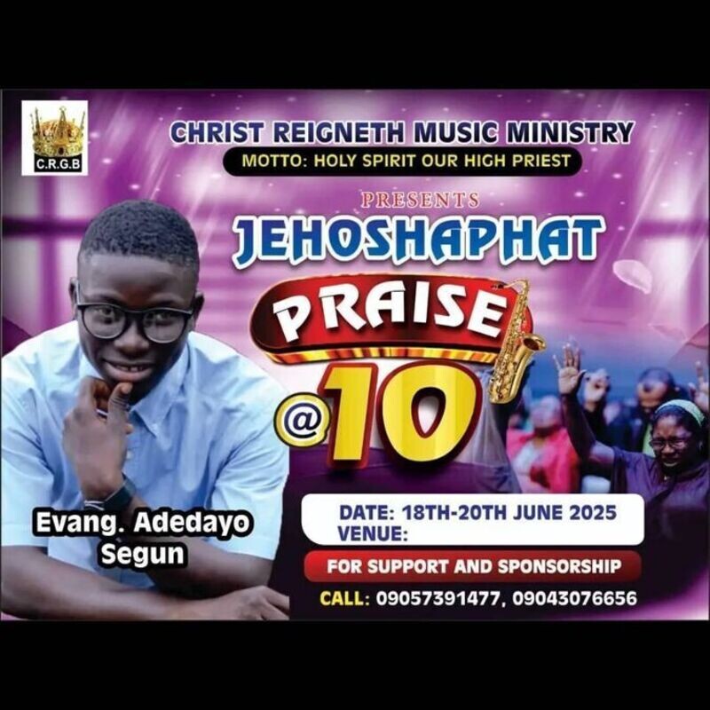 JEHOSHAPHAT PRAISE 2025