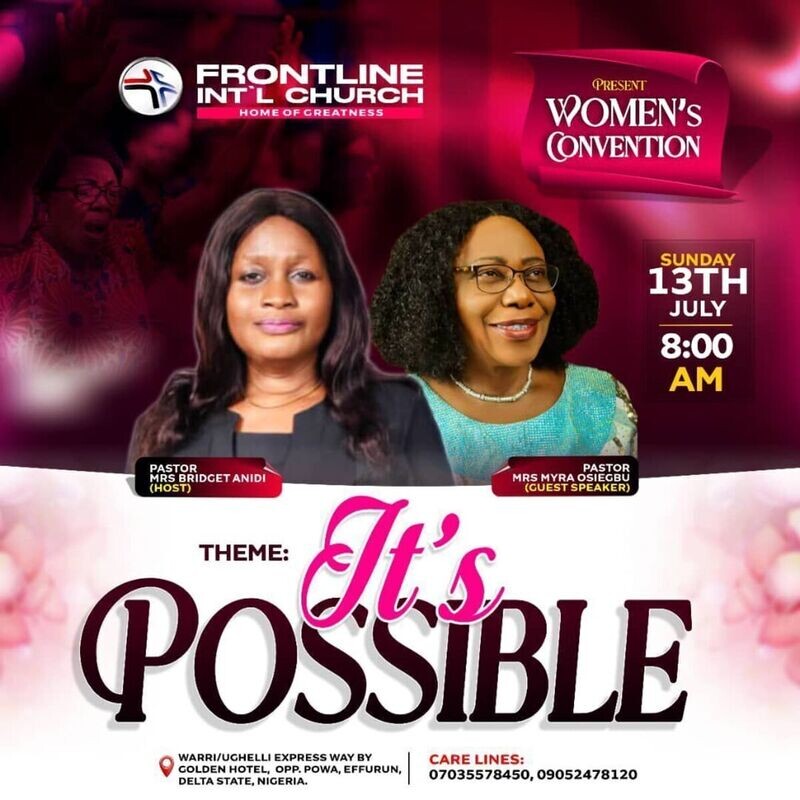 2025 Women's Convention/Thanksgiving