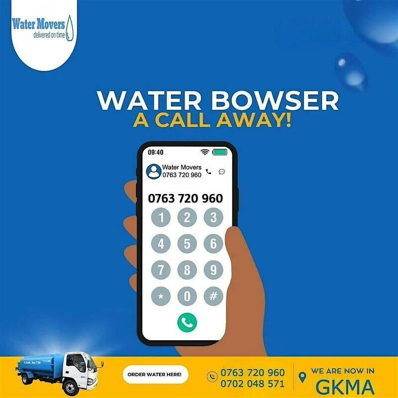 Water Bowser A Call Away