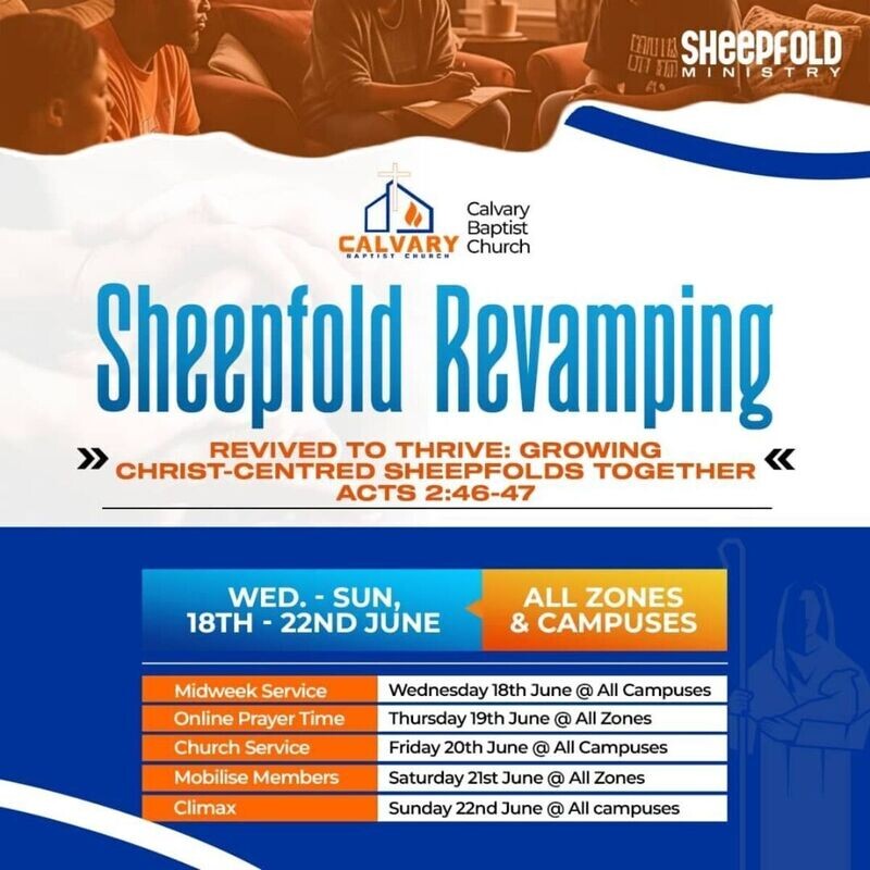 Calvary Baptist Church-Sheepfold Revamping