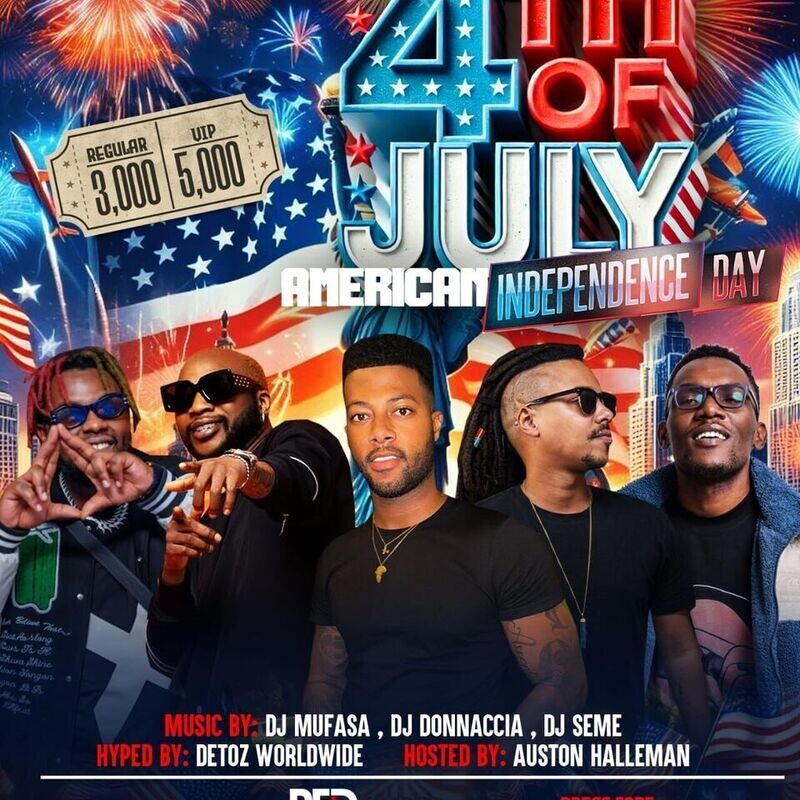 All White 4th Of July