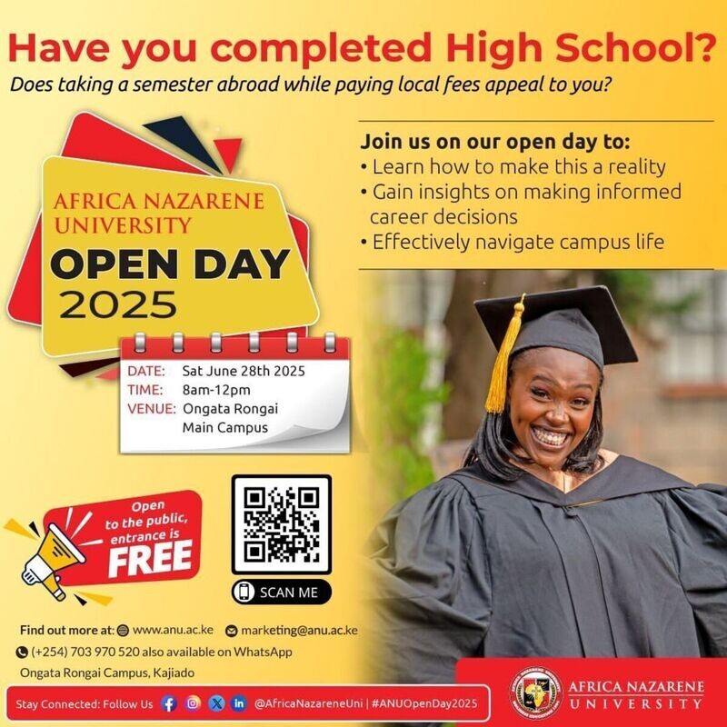Africa Nazarene University Open Day 2025