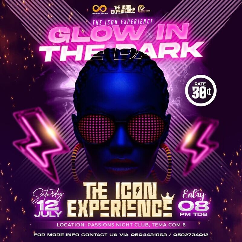 GLOW IN THE DARK – THE ICON EXPERIENCE 