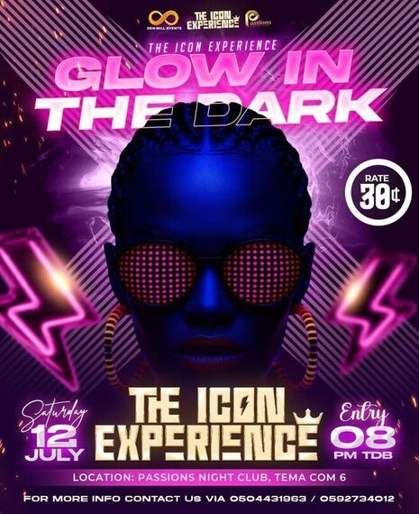 GLOW IN THE DARK – THE ICON EXPERIENCE 
