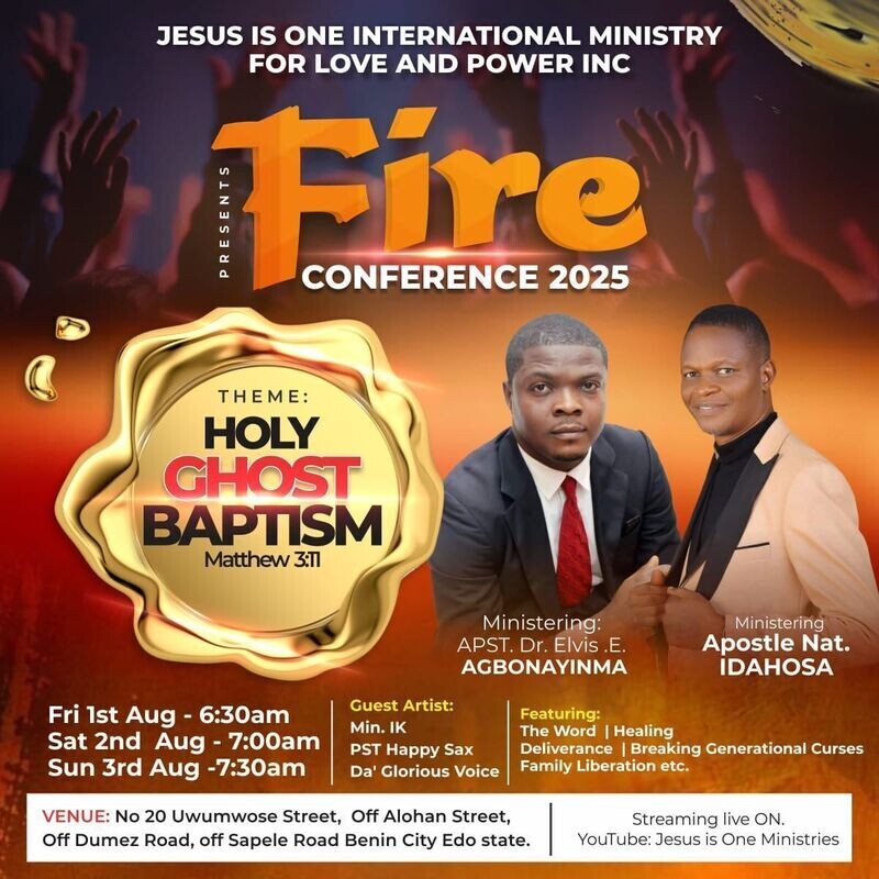 FIRE CONFERENCE 2025 - HOLY GHOST BAPTISM