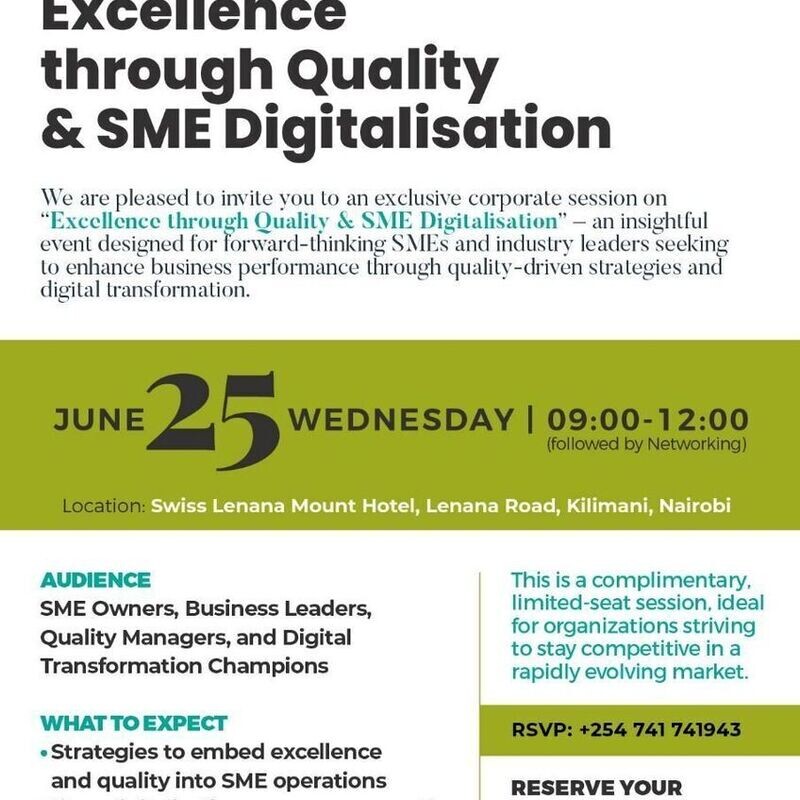 SME Digitalisation & Excellence through Quality