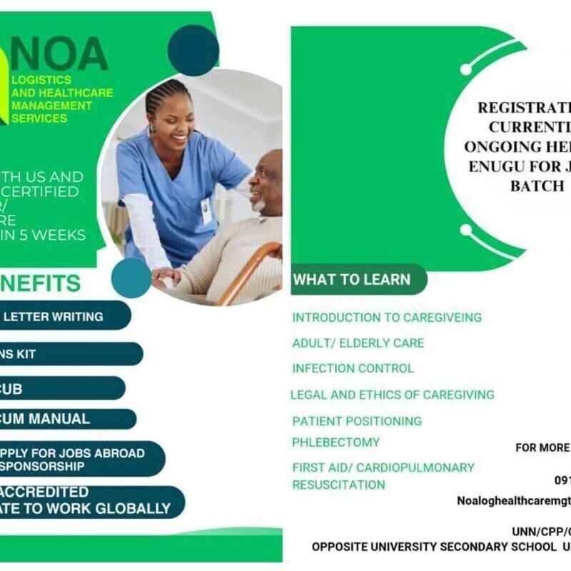 Orientation on Caregiver Healthcare Assistant Training