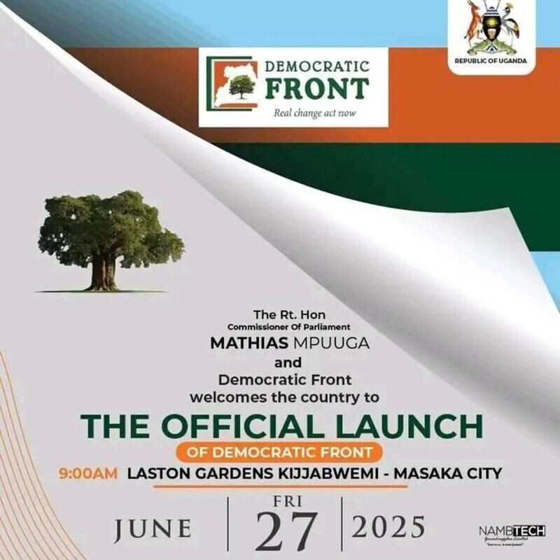 LAUNCHING THE DEMOCRATIC FRONT
