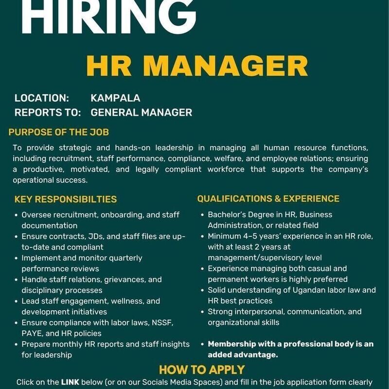 HR Manager hire