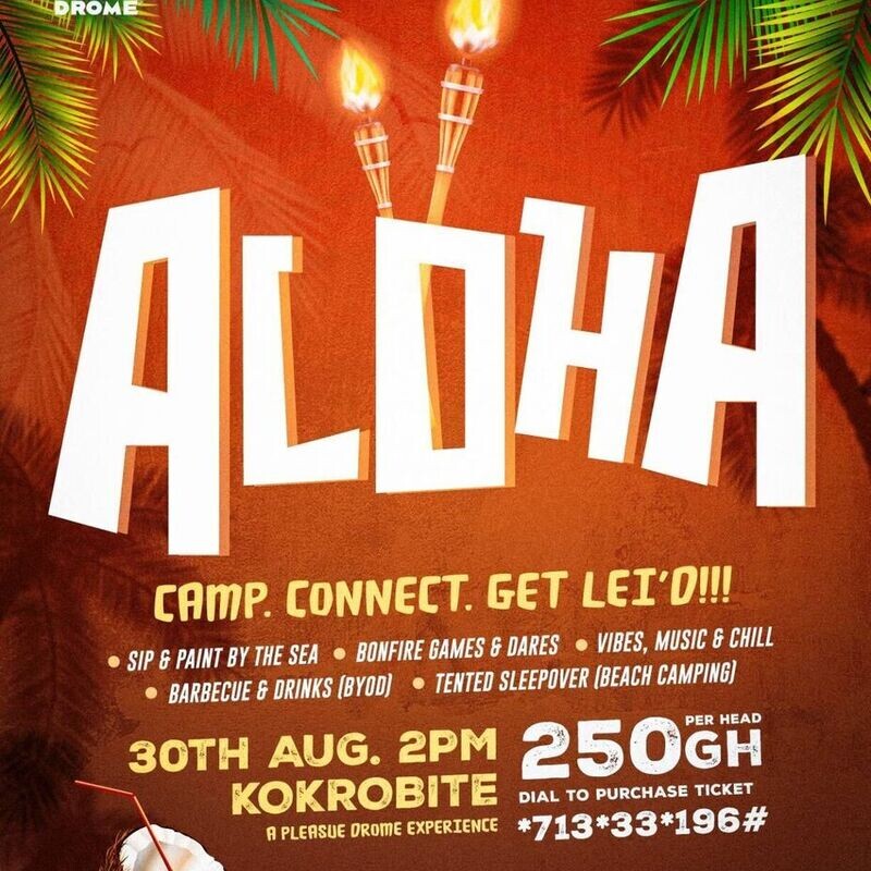 ALOHA - Beach Bonfire Hangout