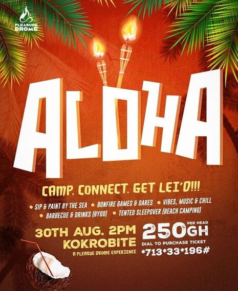 ALOHA - Beach Bonfire Hangout