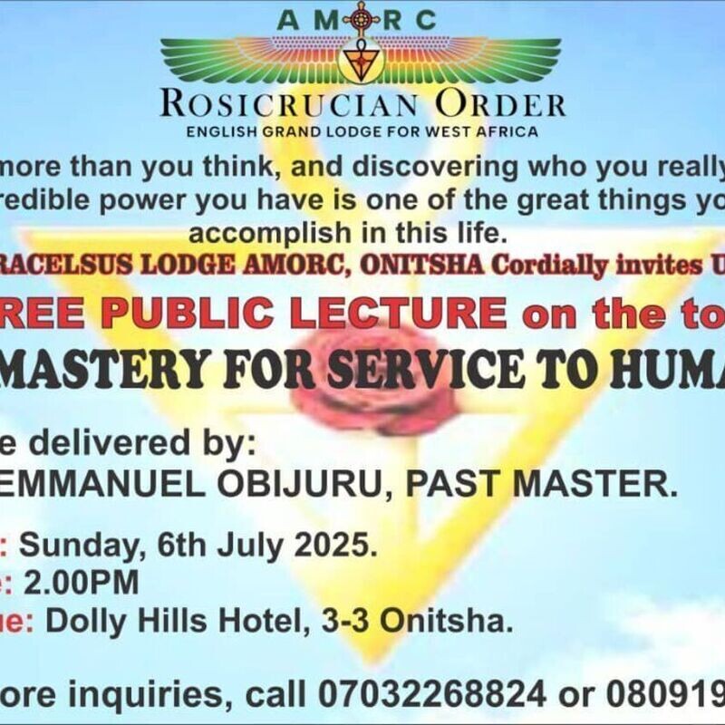 AMORC FREE PUBLIC LECTURE