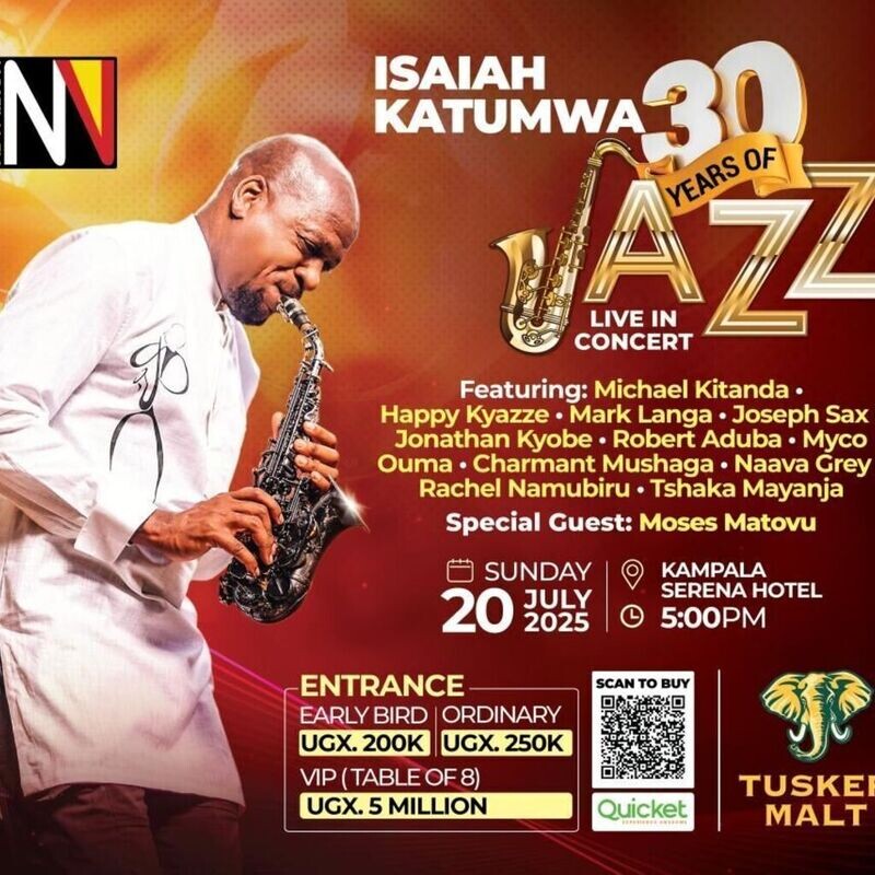 🎷 Isaiah Katumwa Live in Concert – 30 Years of Jazz Magic!