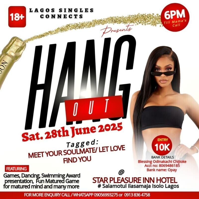 LAGOS SINGLES CONNECT HANGOUT