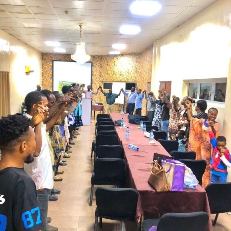 FGBMFI IBADAN JOYCE B AREA Chapter presents her weekly meeting.