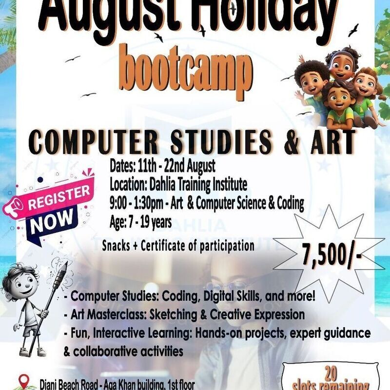 August Holiday Bootcamp
